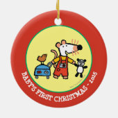 Maisy Ready voor Vakantie met bagage Keramisch Ornament (Achterkant)