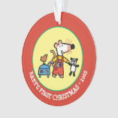 Maisy Ready voor Vakantie met bagage Ornament (voorkant)