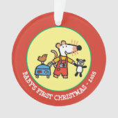 Maisy Ready voor Vakantie met bagage Ornament (voorkant)