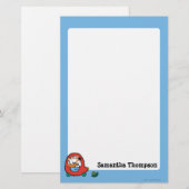 Maisy rijdt een rode auto briefpapier (Voorkant / Achterkant)