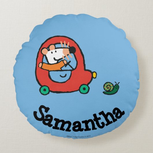 Maisy rijdt een rode auto rond kussen (Voorkant)