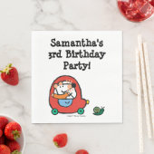 Maisy rijdt een rode auto servetten (Insitu)