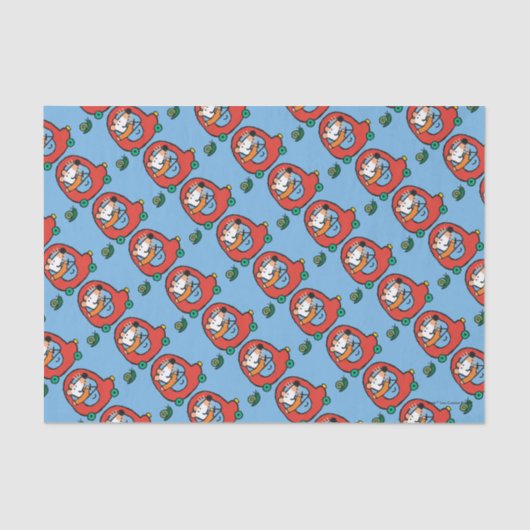 Maisy rijdt een rode auto tissuepapier (Voorkant)