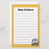 Maisy schrijft Briefkaarten onder Blue Umbrella Briefpapier (Voorkant / Achterkant)