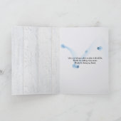 maisy vriend flower op hout bedankt kaart (Binnen)