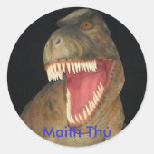 Maith Thú Dinosaur Beloning sticker (Voorkant)