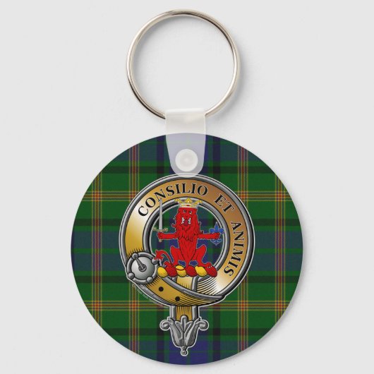 Maitland Tartan & Badge Sleutelhanger (Voorkant)