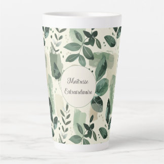 Maîtresse Extraordinaire – Floral Modern Latte Mok
