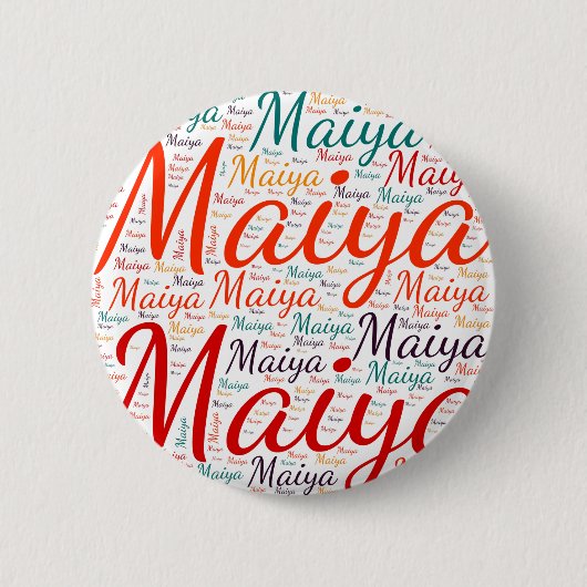 Maiya Ronde Button 5,7 Cm (Voorkant)