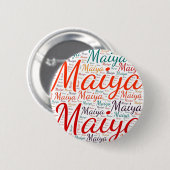 Maiya Ronde Button 5,7 Cm (Voorkant /achterkant)