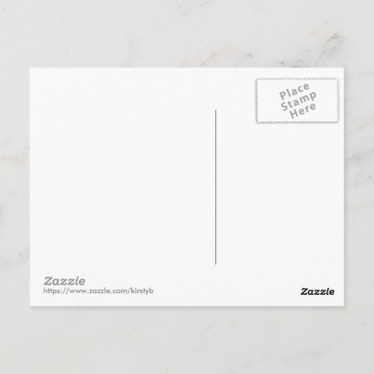 Maiya The Red Panda Briefkaart (Achterkant)