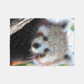Maiya The Red Panda Fleece Deken (Voorkant (Horizontaal))