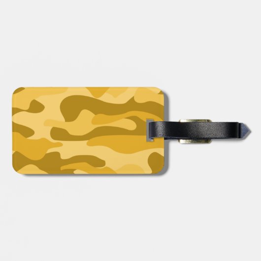 Maize Monocolor Camo Bagagelabel (Achterkant horizontaal)