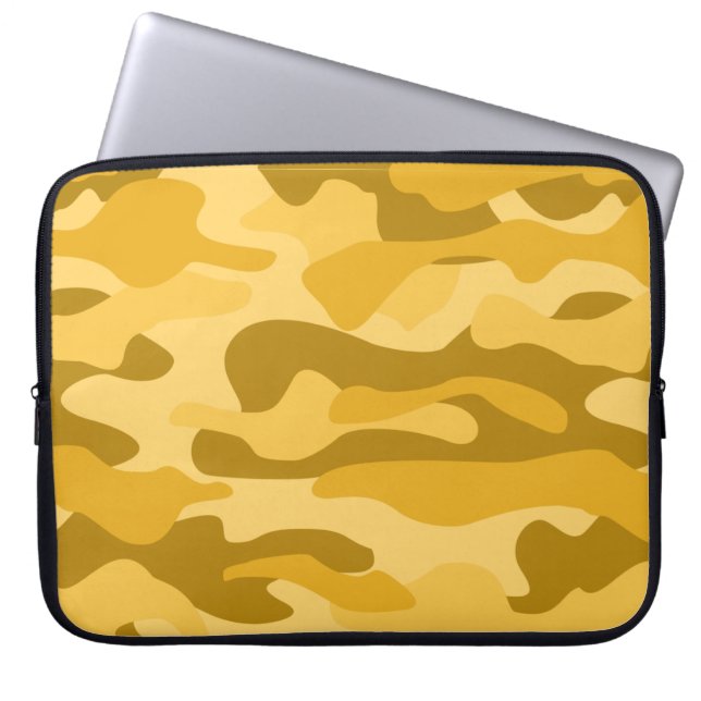 Maize Monocolor Camo Laptop Sleeve (Voorkant)