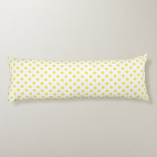 Maize Yellow Polka Dots Circles Lichaamskussen