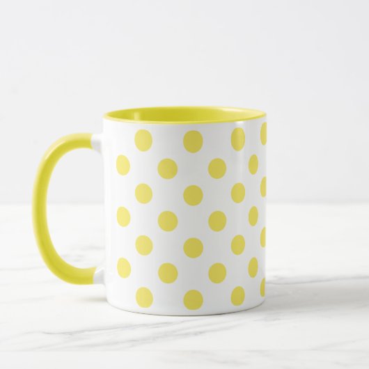 Maize Yellow Polka Dots Circles Mok (Links)
