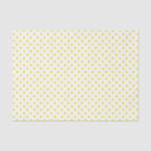 Maize Yellow Polka Dots Circles Tissuepapier (Voorkant)