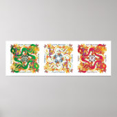 Maj Jongg Dragons Poster (Voorkant)