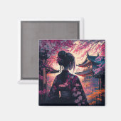 Maja Kirschblüten - Magnet (Voorkant / Achterkant)