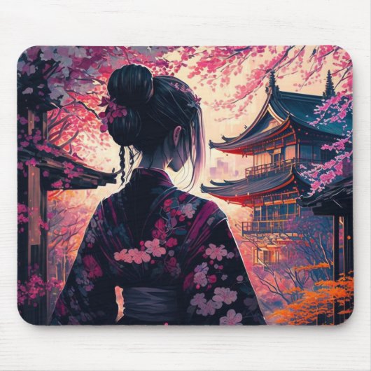 Maja Kirschblüten - Mousepad Muismat (Voorkant)