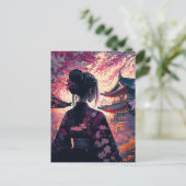 Maja Kirschblüten - Postcard Briefkaart (Staand voorkant)