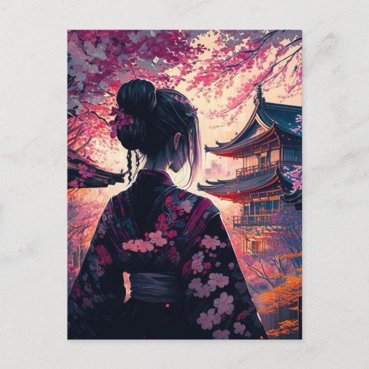 Maja Kirschblüten - Postcard Briefkaart (Voorkant)