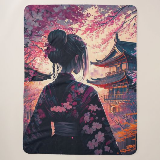 Maja Kirschblüten - Sherpadecke Sherpa Deken (Voorkant)