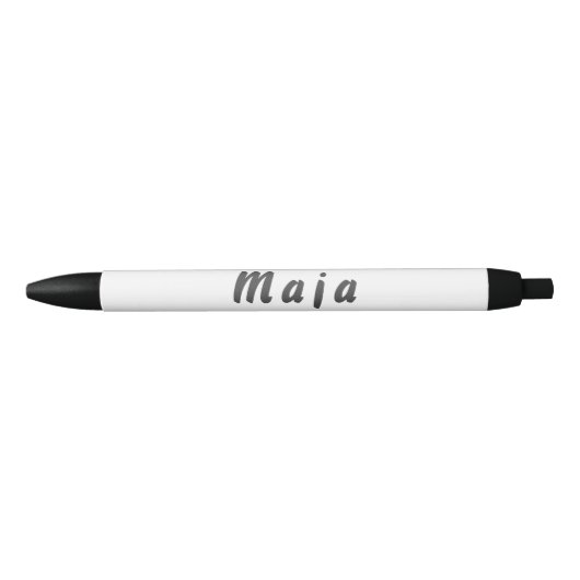 Maja Kugelschreiber Zwarte Inkt Pen (Voorkant)