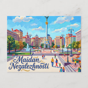 Majdan Nezalezjnosti Oekraine Briefkaart