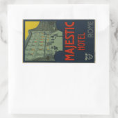 Majectic Hotel Rechthoekige Sticker (Tas)