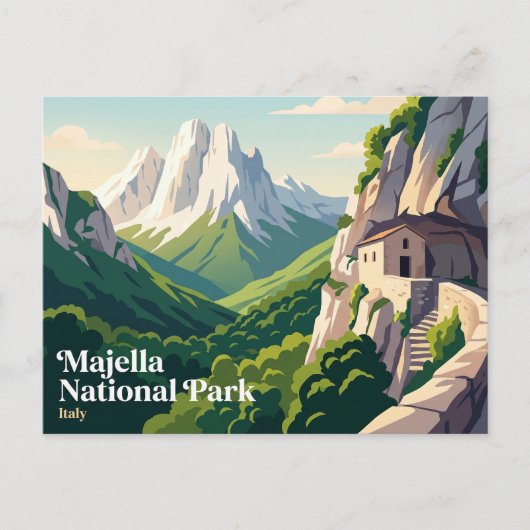 Majella Nationaal Park Italië Briefkaart (Voorkant)