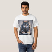 Majestad Silenciosa: El Lobo Gris T-shirt (Voorkant volledig)
