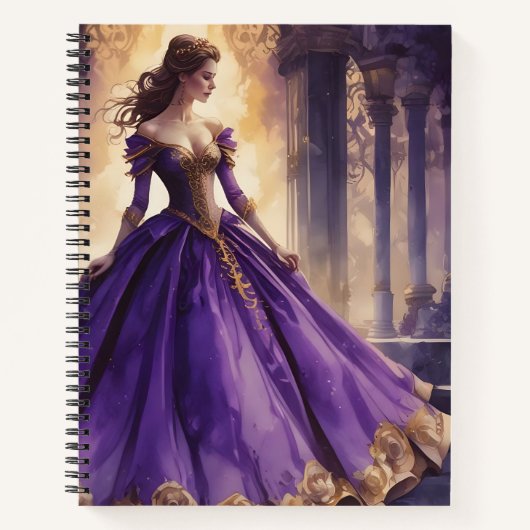 Majestad Violeta Notitieboek (Voorkant)