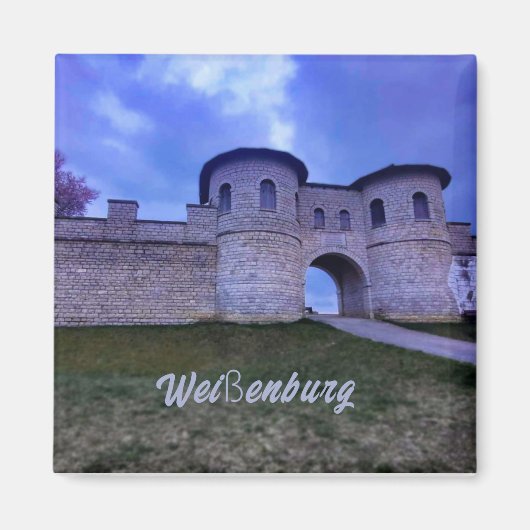 Majestätische Weissenburg  Ein Premium Magnet (Voorkant)