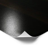 Majestätischer Fuchsbrauner Hengst im Dunkeln Foto Afdruk (Hoek)