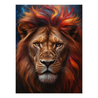 Majestätischer Löwe  Perfect Poster