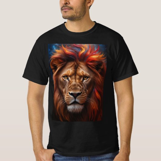 Majestätischer Löwe  T-shirt (Voorkant)