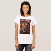 Majestätischer Löwe  T-shirt (Voorkant volledig)