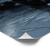 Majestätischer Schwarzer Panther – Malerei Porträt Perfect Poster (Hoek)