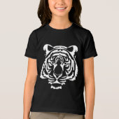 Majestätischer Tiger Tri-Blend Shirt (Voorkant)