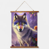 Majesteit de Wolf Hangend Wandkleed (Voorkant)