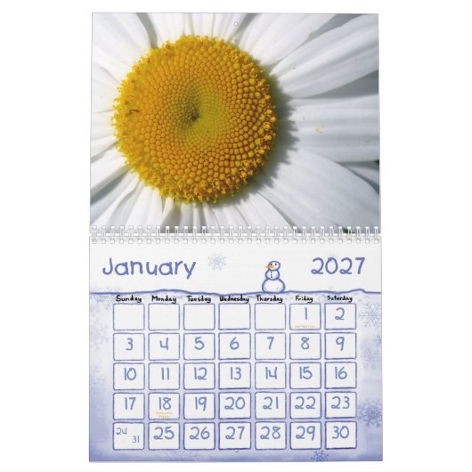 Majesteit der Flowers Agenda Kalender (Jan 2027)