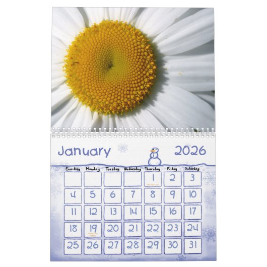 Majesteit der Flowers Agenda Kalender (Jan 2026)