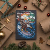 Majesteit in de vlucht: Adelaar stijgt over vis Briefkaart