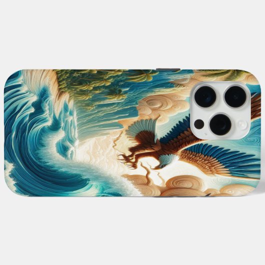 Majesteit in de vlucht Case-Mate iPhone case (Achterkant (horizontaal))