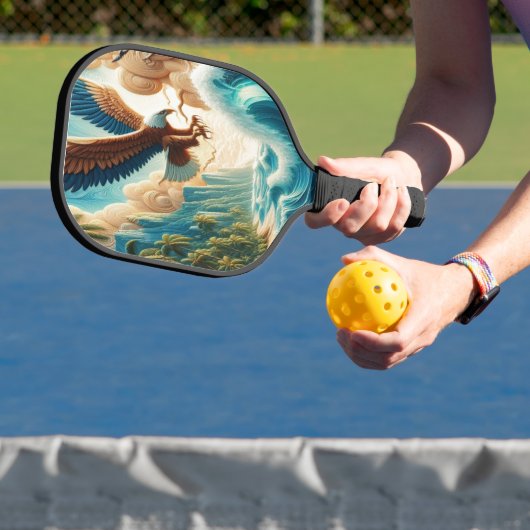 Majesteit in de vlucht pickleball paddle (Insitu)