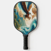 Majesteit in de vlucht pickleball paddle (Voorkant)