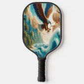 Majesteit in de vlucht pickleball paddle (Achterkant)