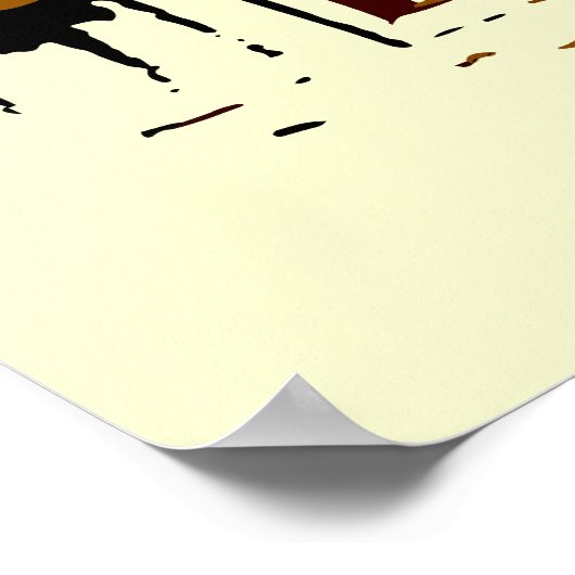 Majesteit in goud: de koepel van de rots reizen poster (Hoek)