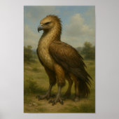 Majesteit in het wild - Hippogriff in een weide Poster (Voorkant)